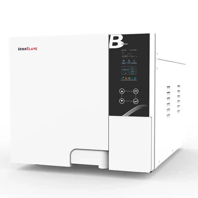 Autoclave Blanc 8 Litres Classe B avec USB et imprimante intégrée