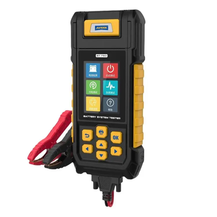 AUTOOL BT760 3.2 Inch HD Color Screen Car Battery Tester Automotive Battery Internal Resistance Detector