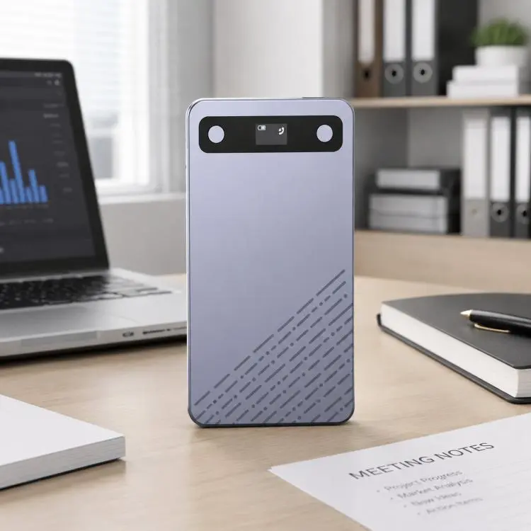 B86 Intelligent Noise-Reduction & Transcription Card-Shaped Voice Recorder, Bluetooth Magnetic AI Translator, Spec