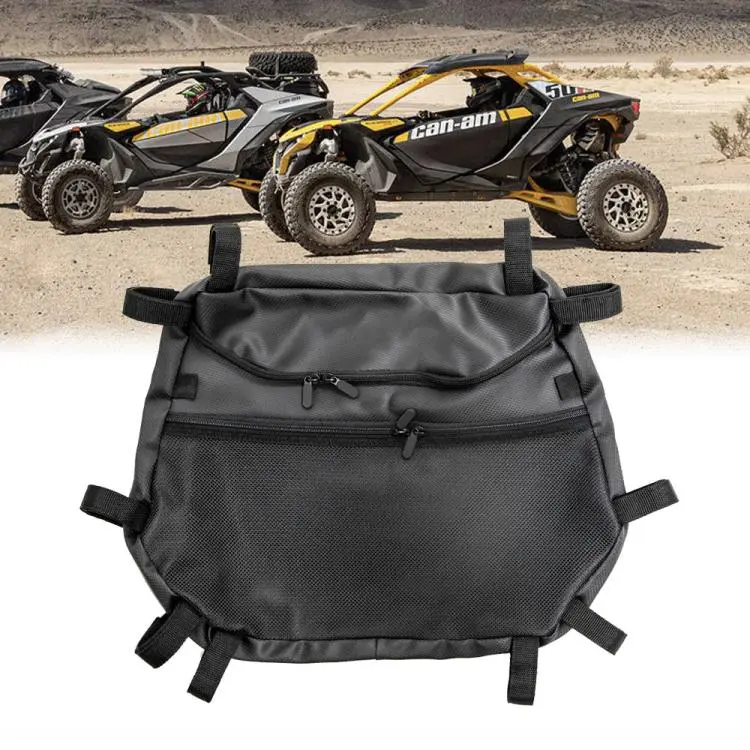 BA-G0025 ATV Roll Cage Nylon Storage Bag For Polaris RZR 800 / S 800(Black)