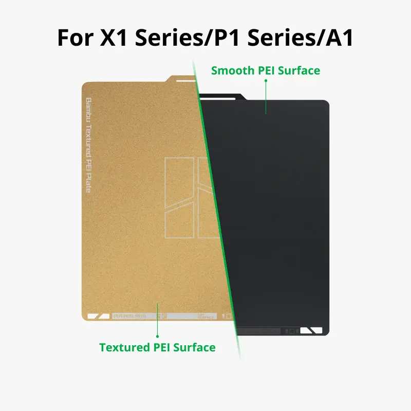 Bambu Dual-Texture PEI Plate Fap011 X1 Series/P1 Series/A1
