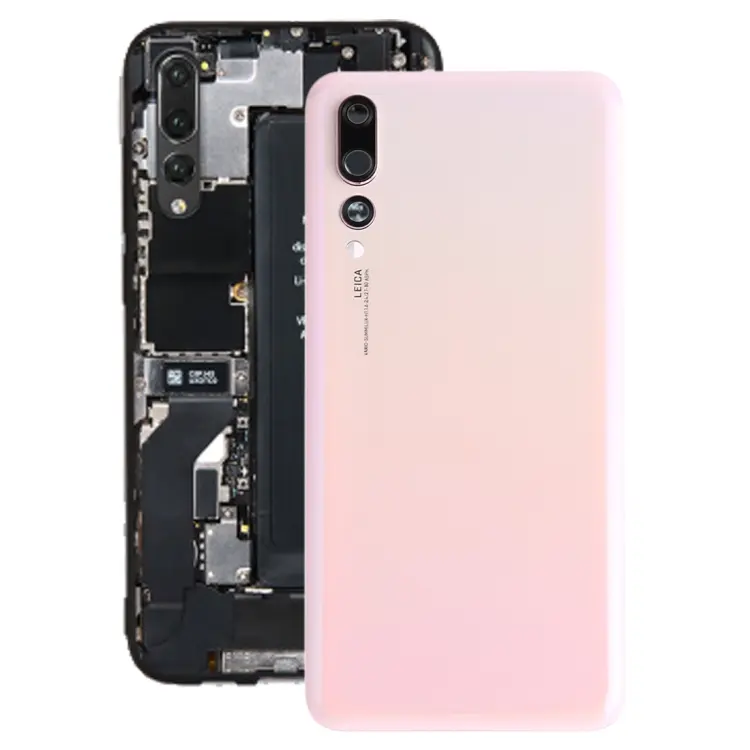 Battery Back Cover with Camera Lens Frame for Huawei P20 Pro(Pink)