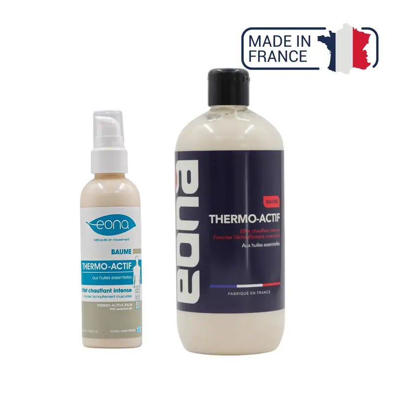 Baume thermo-actif - Chauffe intense - 2 contenances - Eona