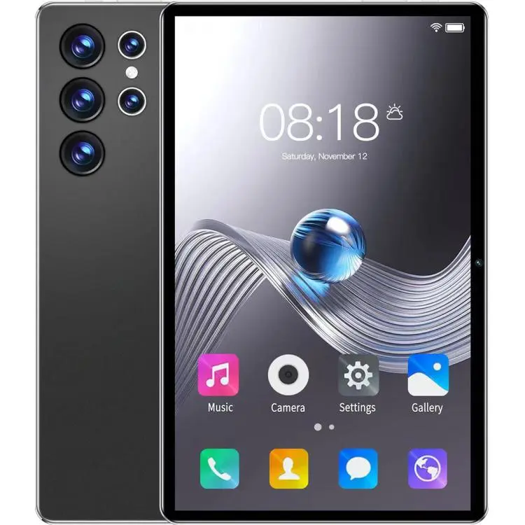 BDF H39 10.1 inch 4G LTE Tablet PC, 8GB+256GB, Android 10 MTK6750 Octa Core, Support Dual SIM, US Plug (Black)