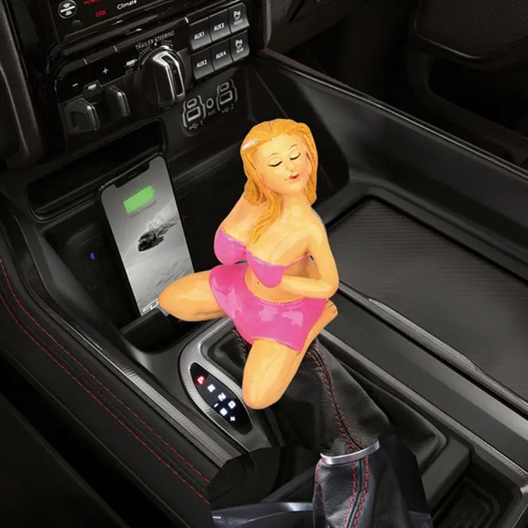 Beautiful Female Model Car Manual Gear Shift Knob(Pink)