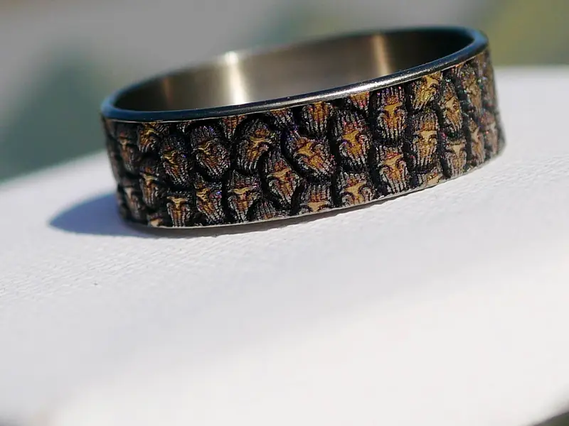 Beauty Ring Hoodies Titanium 22/24 mm Wowsers #W017