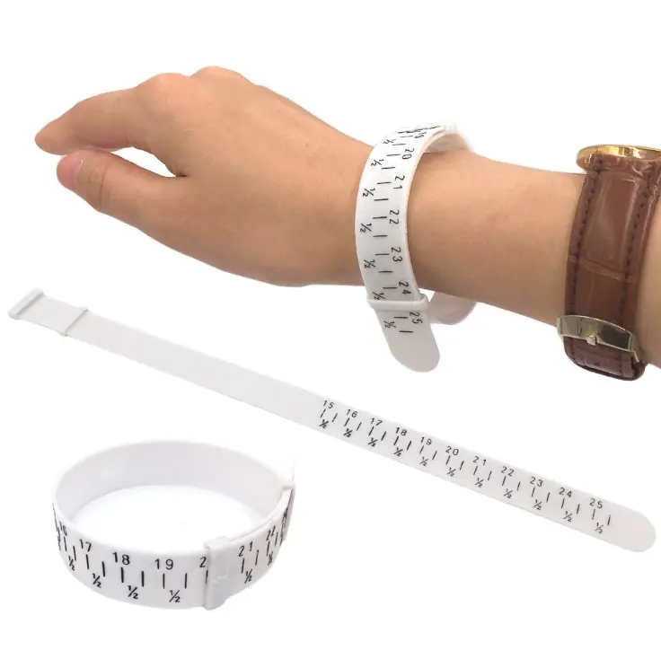 Belt Style Standard Bracelet Measuring Circle Wristband Measuring Tool Bangle Jewelry Making Gauge Hand Jewelry Measuring Tool