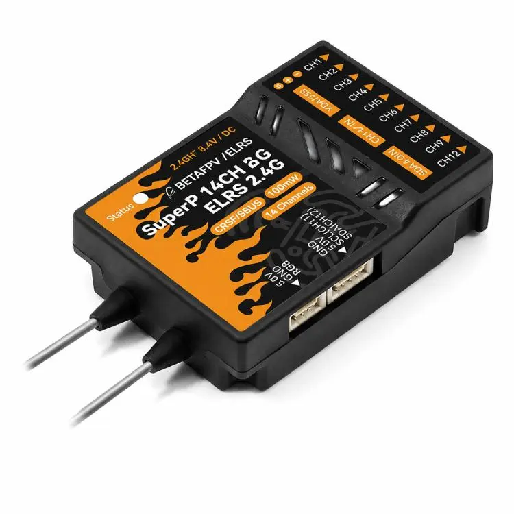 BETAFPV SuperP 14CH ELRS Diversity Receiver Long-range ELRS receiver(ELRS 2.4G)