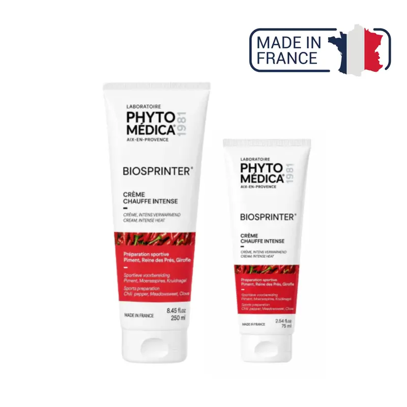 Biosprinter ® - Crème massage chauffant - 2 contenances - Phytomedica