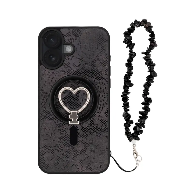 Black Lace Desire 🖤 - Look Complet pour iPhone 16 Plus