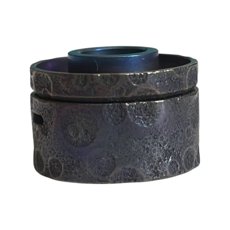 Blue MOON titanium cap engraved for Antiquity V2 #ANTV2 049