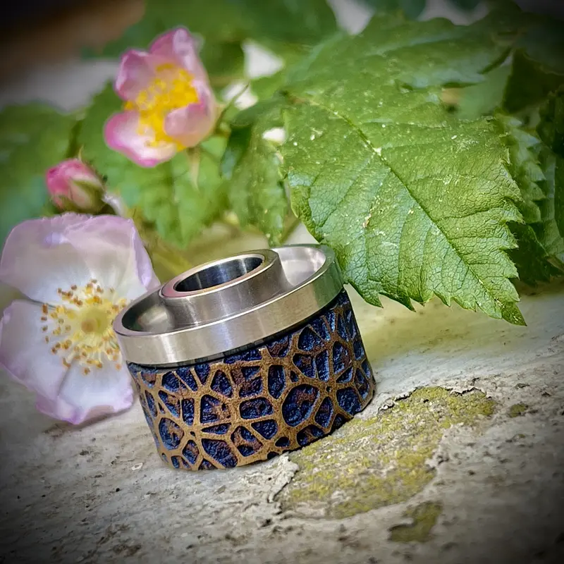 Blue Multilayer Antiquity V2 Cap Titanium #ANTV2 037