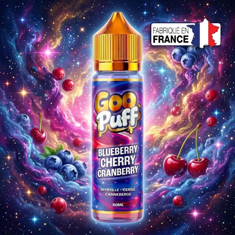 Blueberry Cherry Cranberry 50ml - Goo Puff