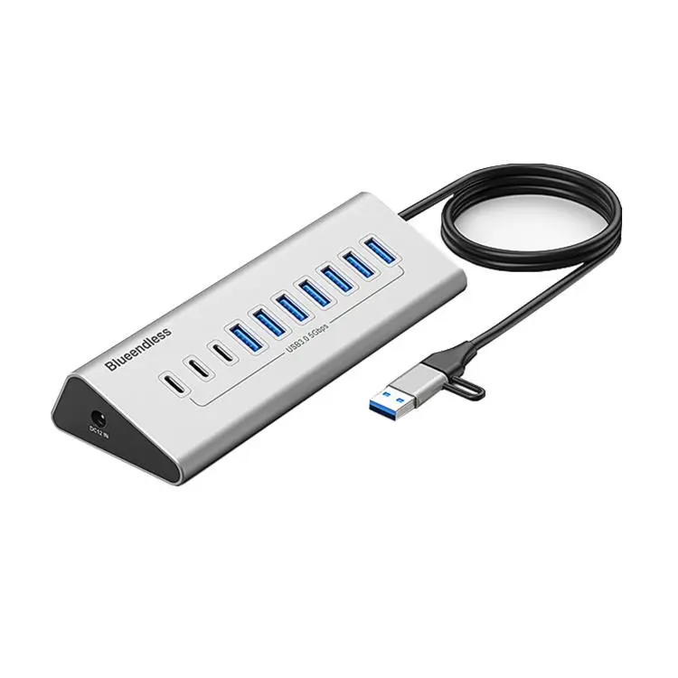 Blueendless Type-C / USB-C 2 in 1 Multifunctional HUB Docking Station UK Plug, Specification