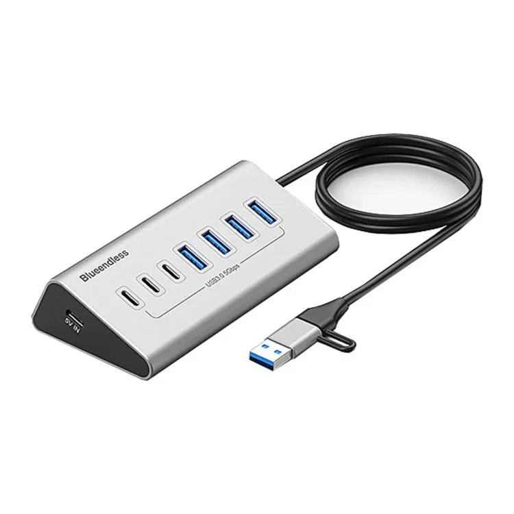 Blueendless Type-C / USB-C 2 in 1 Multifunctional HUB Docking Station UK Plug, Specification