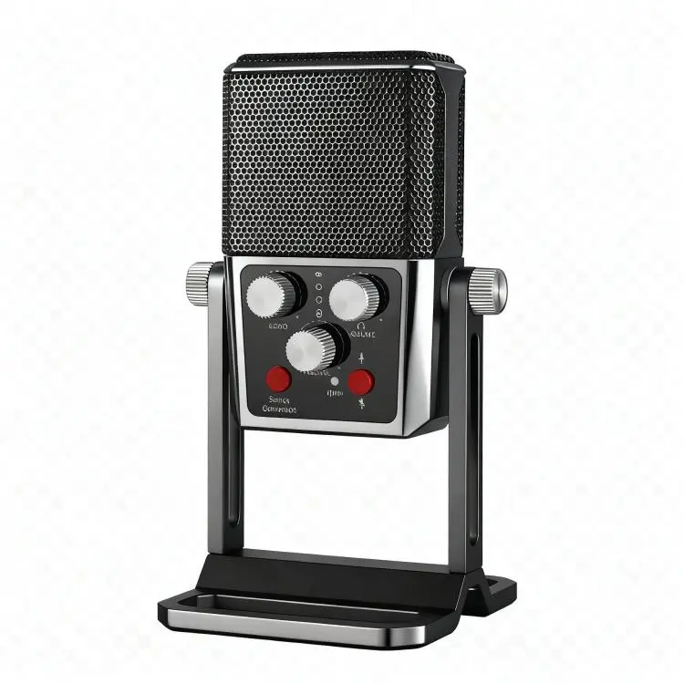 BM-959PL Multi-directional Switching ASMR Recording Condenser Microphone(Black)