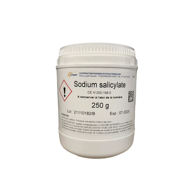 Boîte de 250 g de salicylate de sodium pour le traitement des verrues - Cooper