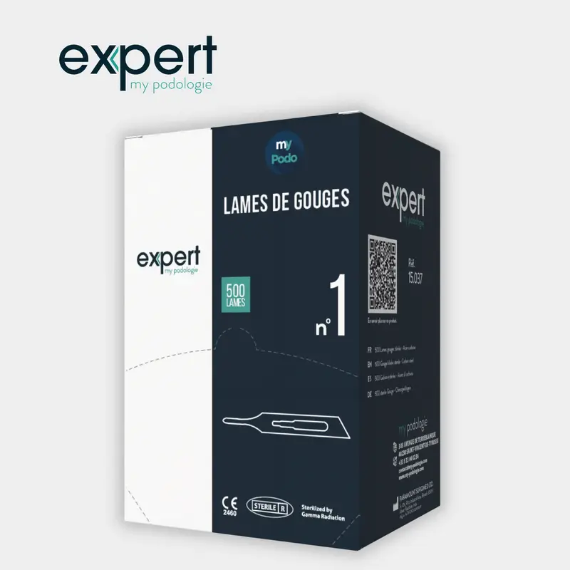 Boîte de 500 lames de gouges N°1 - Expert by My Podologie