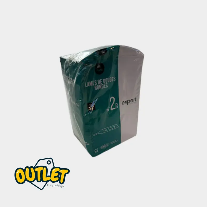 Boîte de 500 lames de gouges rondes N°1 ou 2 - Expert by My Podologie // Défaut