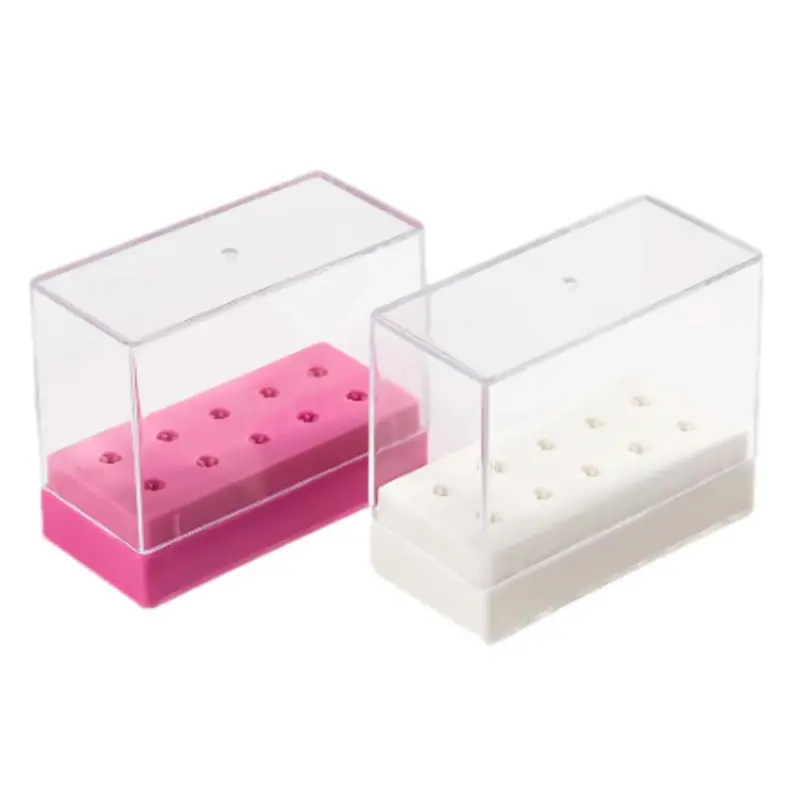 Boîte de rangement porte fraises - 10 trous - Blanc ou Rose