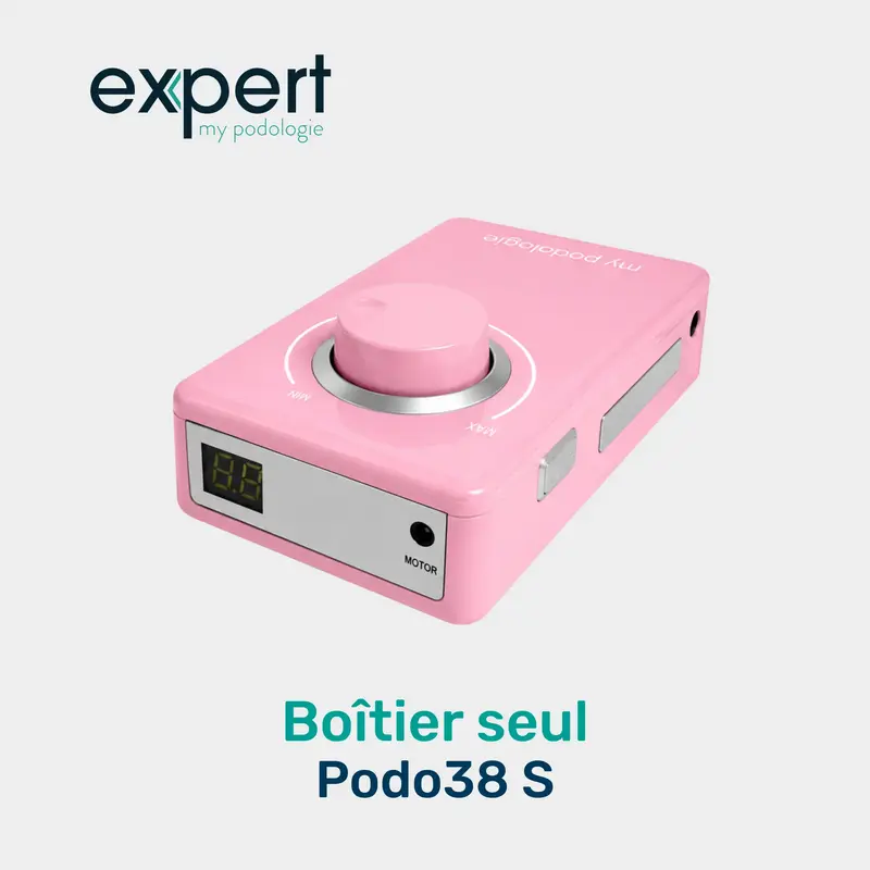 Boîtier Micromoteur portable PODO38S seul - Rose