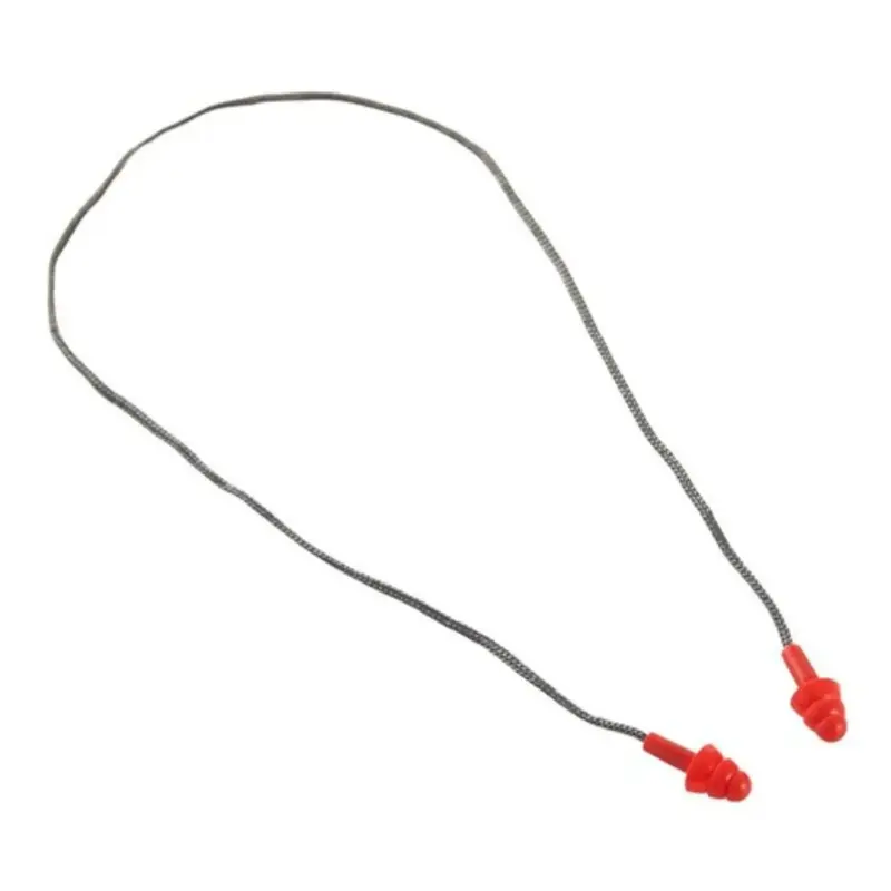 Bouchons d'oreille réutilisables - Silicone - Avec cordon