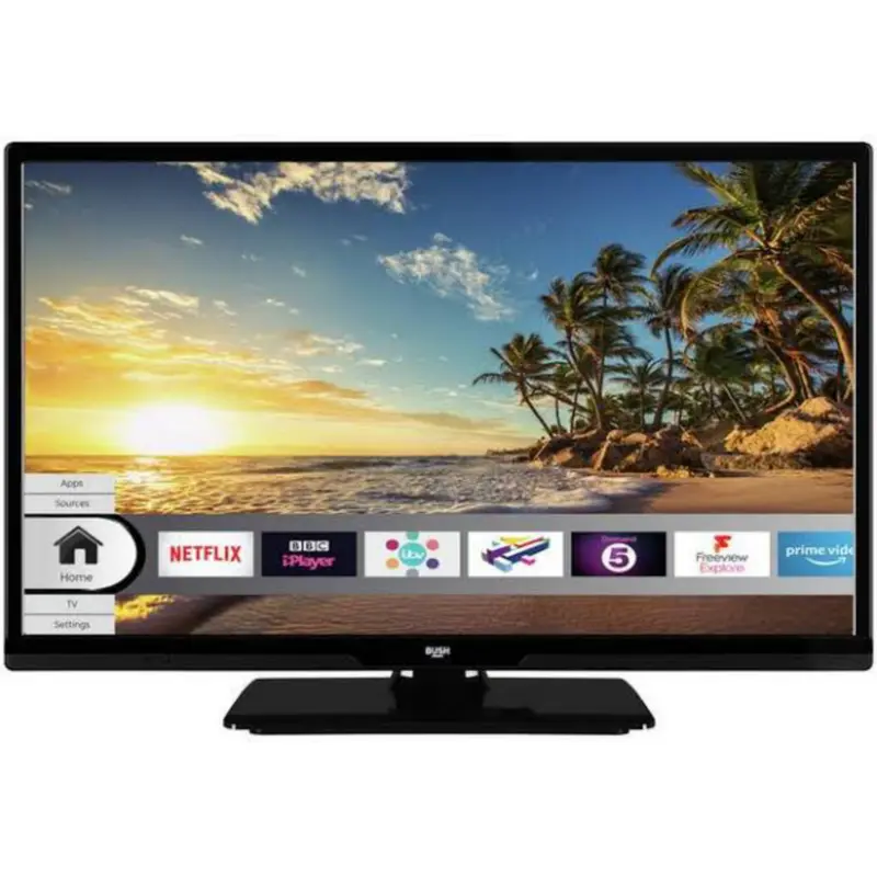 BUSH 32 Inch DLED32HDS Smart Full HD, Built-in WiFi LED TV (Netflix, YouTube) - London Used