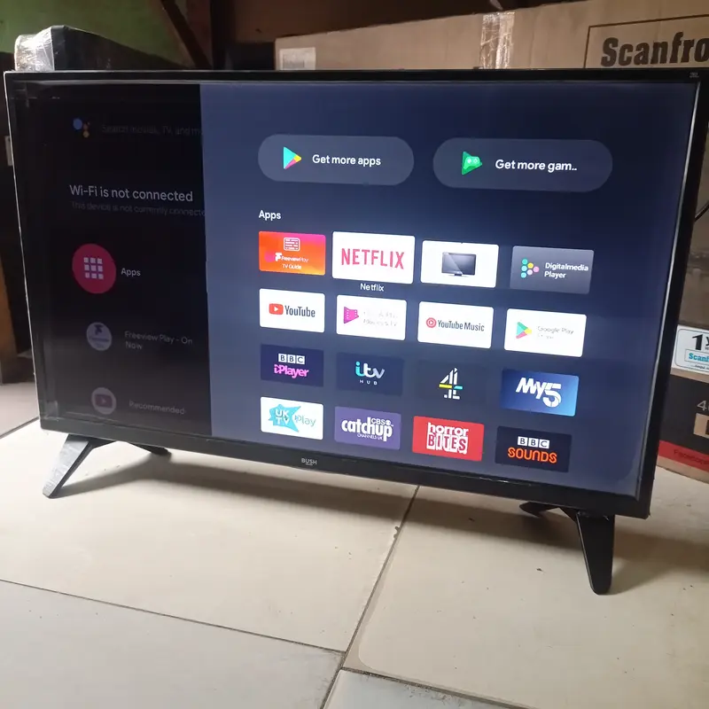 BUSH 32 Inch HA32H4232LEKB Android Bluetooth Full HD Smart TV (WiFi, Chromecast, Google Play Store) - Foreign Used