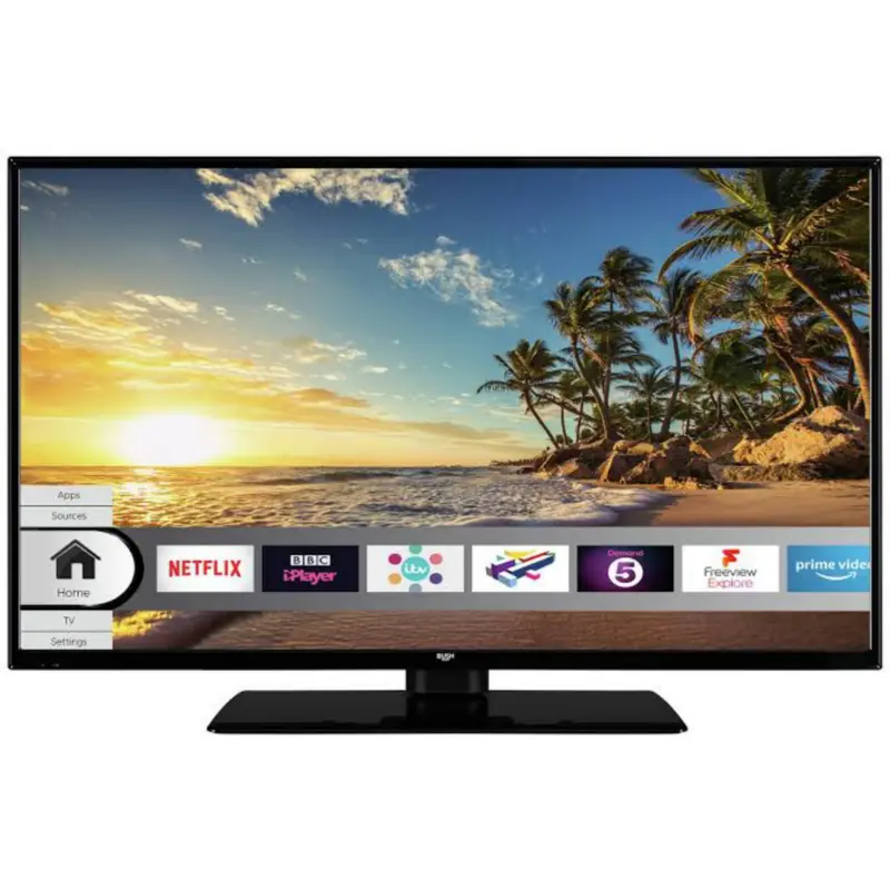 BUSH 40 Inch DLED40287FHD Smart Full HD LED TV + Netflix, YouTube & Miracast - Foreign Used