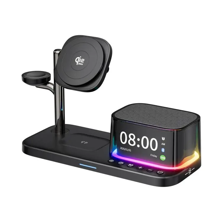 C09 Plus 5 in 1 Magnetic Wireless Charger(Black)