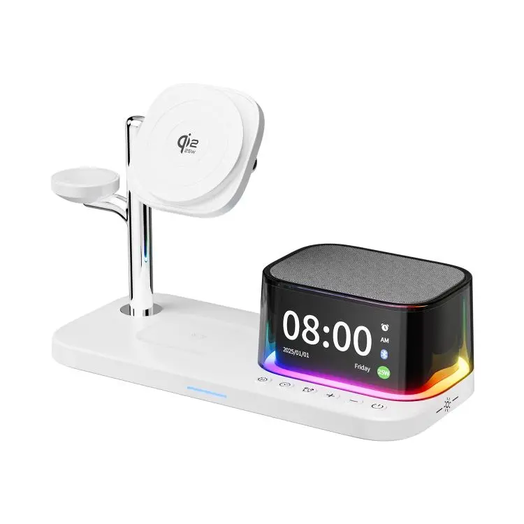 C09 Plus 5 in 1 Magnetic Wireless Charger(White)