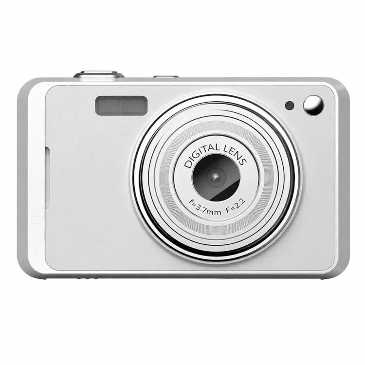 C35 Portable CCD Beauty Filter Vlog Camera 64-Megapixel HD Digital Camera(Silver)