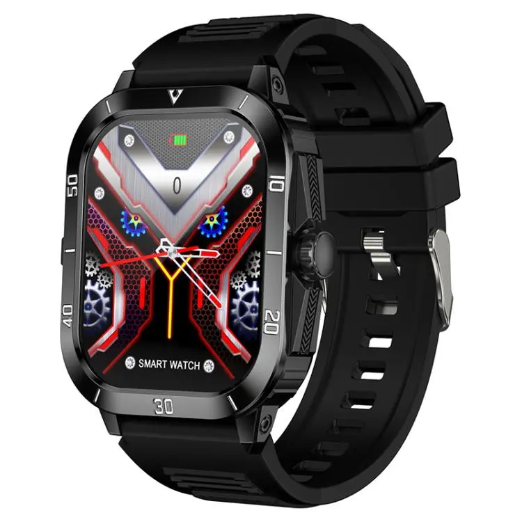 C50 Pro 2.19 inch TFT Screen BT Outdoor Sports Smart Watch Support Heart Rate Monitoring(Black White)
