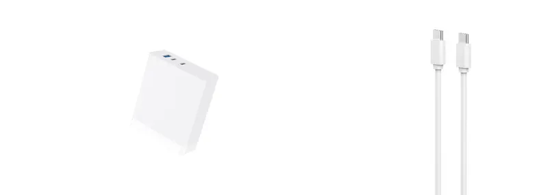 Câble et Prise Murale (USB-C + USB-C) 140w - WTK