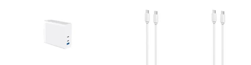 Câble et Prise Murale (USB-C + USB-C) 140w - WTK