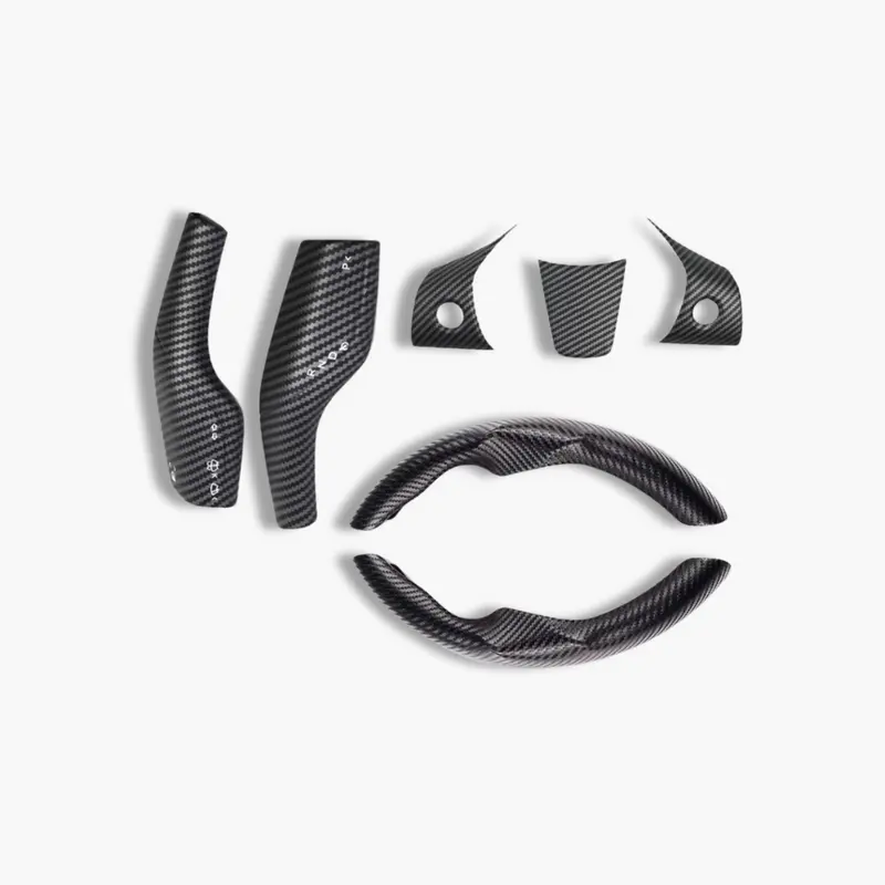 Cadre de volant fibre de carbone mat pour Tesla model 3/Y