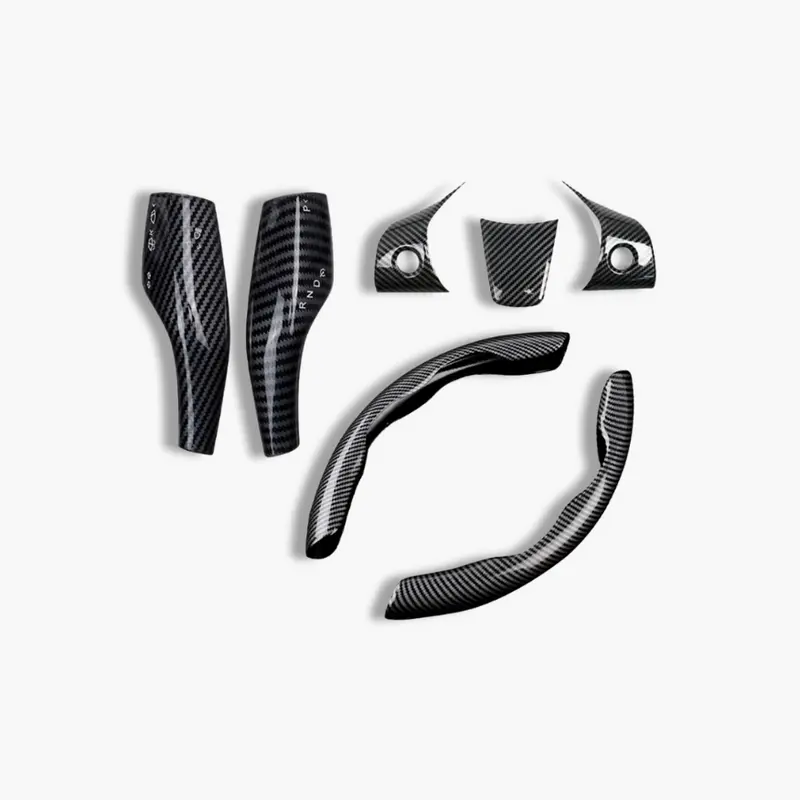 Cadre de volant Noir brillant pour Tesla model 3/Y