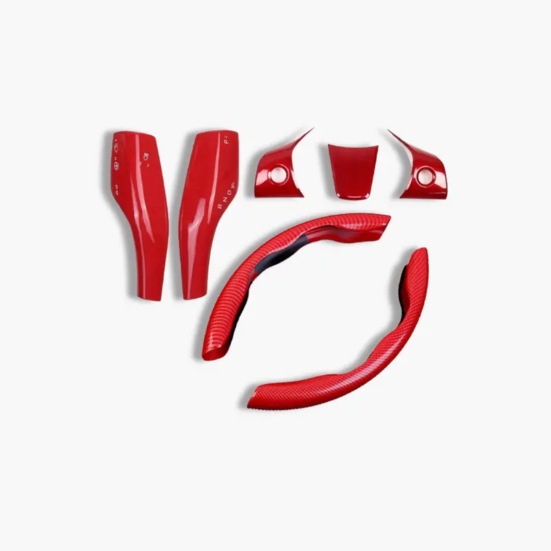 Cadre de volant Rouge pour Tesla model 3/Y