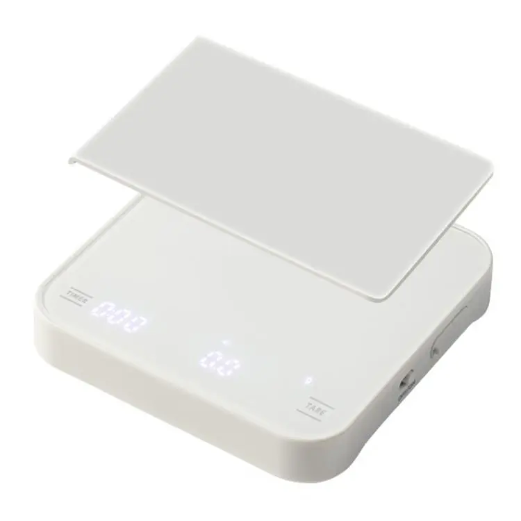 CAFE RHYME 311 Smart Electronic Scale For Pour-Over Coffee Mini Multifunctional Timing Kitchen Scale(White)