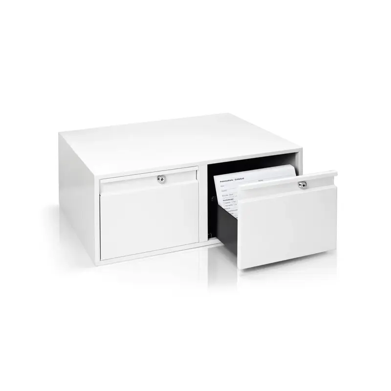 Caisse de rangement - Acier - Blanc pur - Ruck