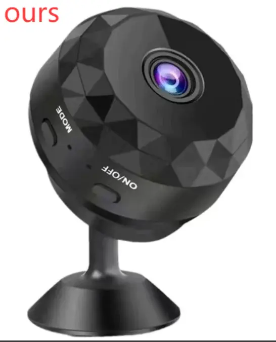 Caméra de Surveillance WiFi HD Sécurité Réseau sans Fil Forme Diamant