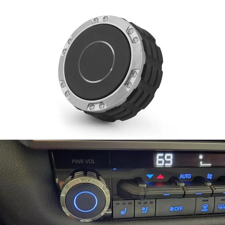 Car A/C and Radio Display Control Knob for Toyota Tundra / Sequoia 2022-2025 86128-0C060(Black)
