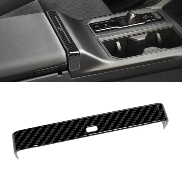 Car Armrest Box Decorative Trim Strip For Toyota RAV4(Carbon Fiber)