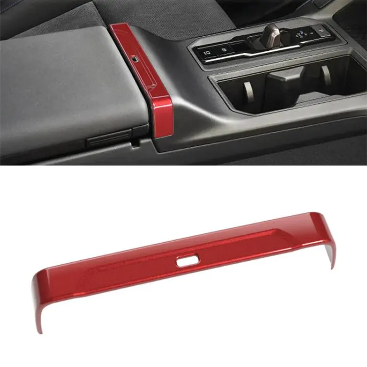 Car Armrest Box Decorative Trim Strip For Toyota RAV4(Transparent Red)
