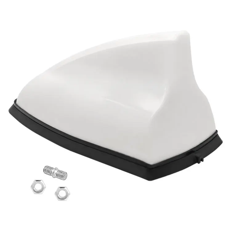Car Auto Shark Fin Dome Antenna Decoration(White)