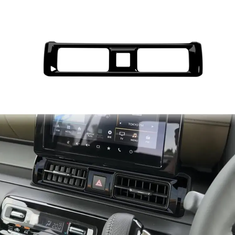 Car Center Console Dashboard Air Vent Trim Stickers for Suzuki Xbee 2025–2026(Black)