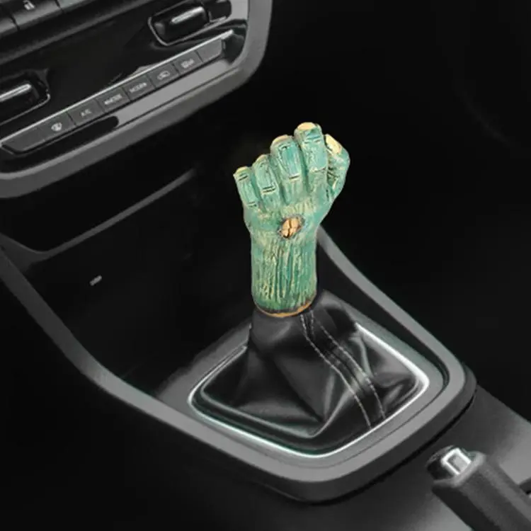 Car Customized Modified Palm Manual Gear Shift Knob(Blue)