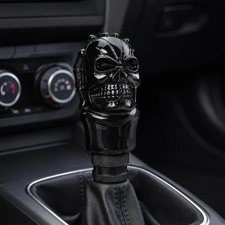 Car Customized Modified Skull Gear Shift Knob(Black)