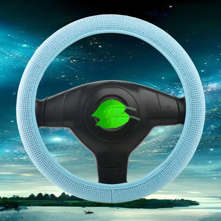Car Diamond Studded Steering Wheel Cover, Diameter