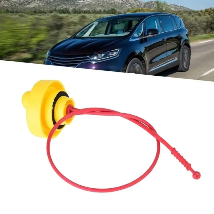 Car Engine Oil Level Oil Dipstick for Renault 8200059541, 8200807608(Yellow)